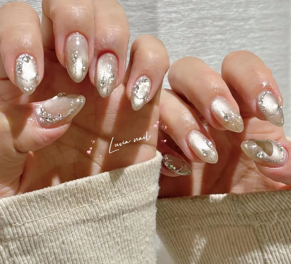 ネイル ハンドネイル 🎀Luvia nail 池袋✨のネイルデザイン