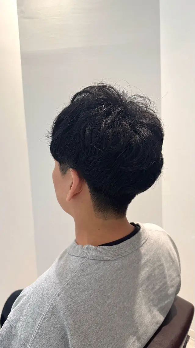 ショート パーマ メンズ メンズパーマ 東京🗼メンズカット 歴14年🌸大塚🌸のヘアスタイル