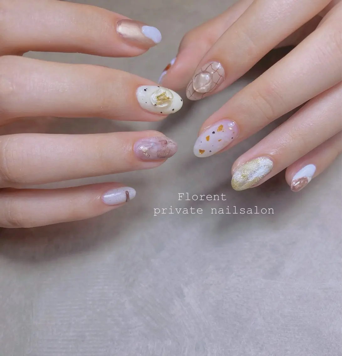 ネイル ハンドネイル florent nailのネイルデザイン