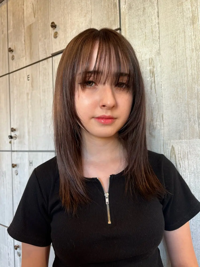 セミロング カラー .5 by soleil 小松店のヘアスタイル