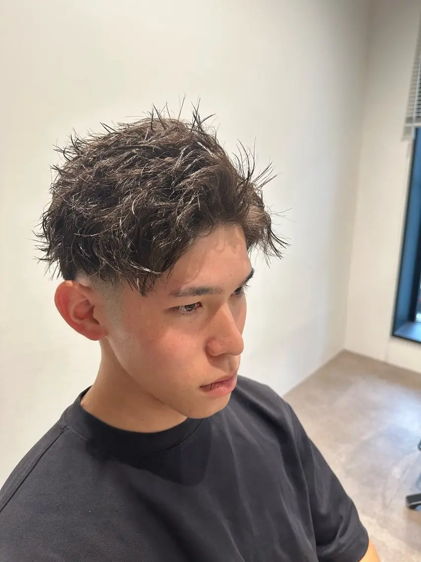 パーマ メンズ walt hayatoのヘアスタイル