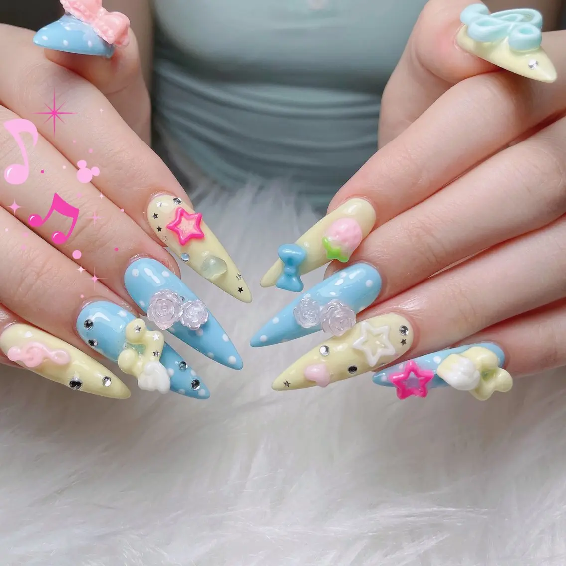 ネイル アートネイル オーロラネイル フラッシュネイル フレンチネイル ジェルネイル Sora nail 長さ出し専門店のネイルデザイン