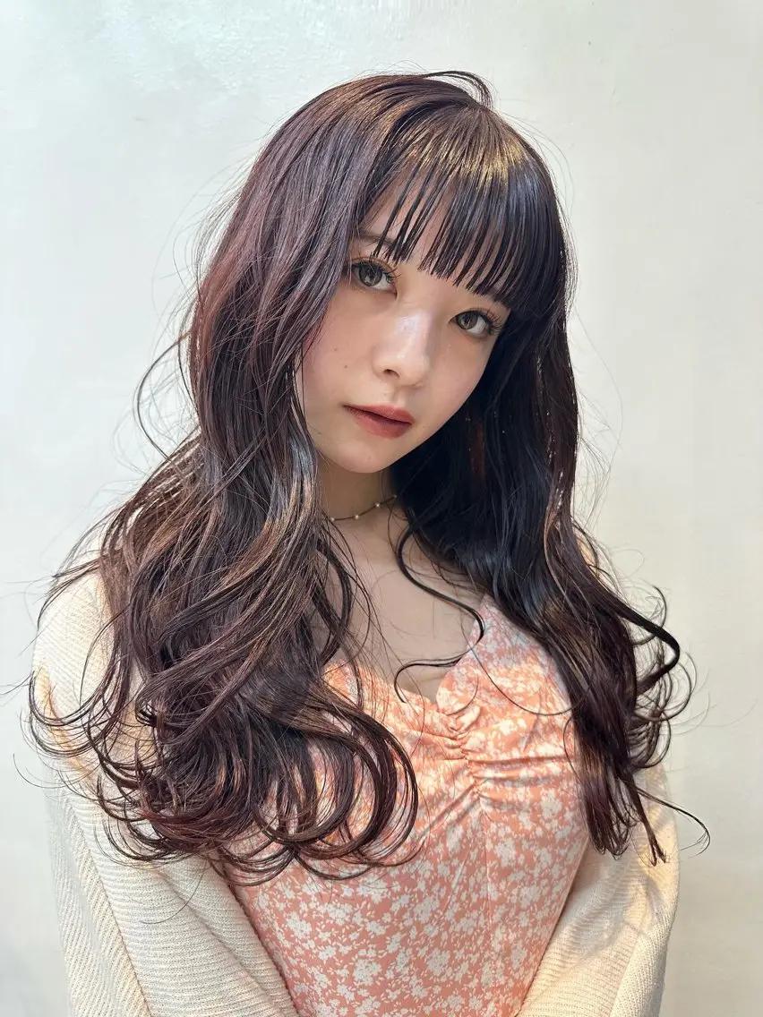 ヘアセット（コテ巻きの写真