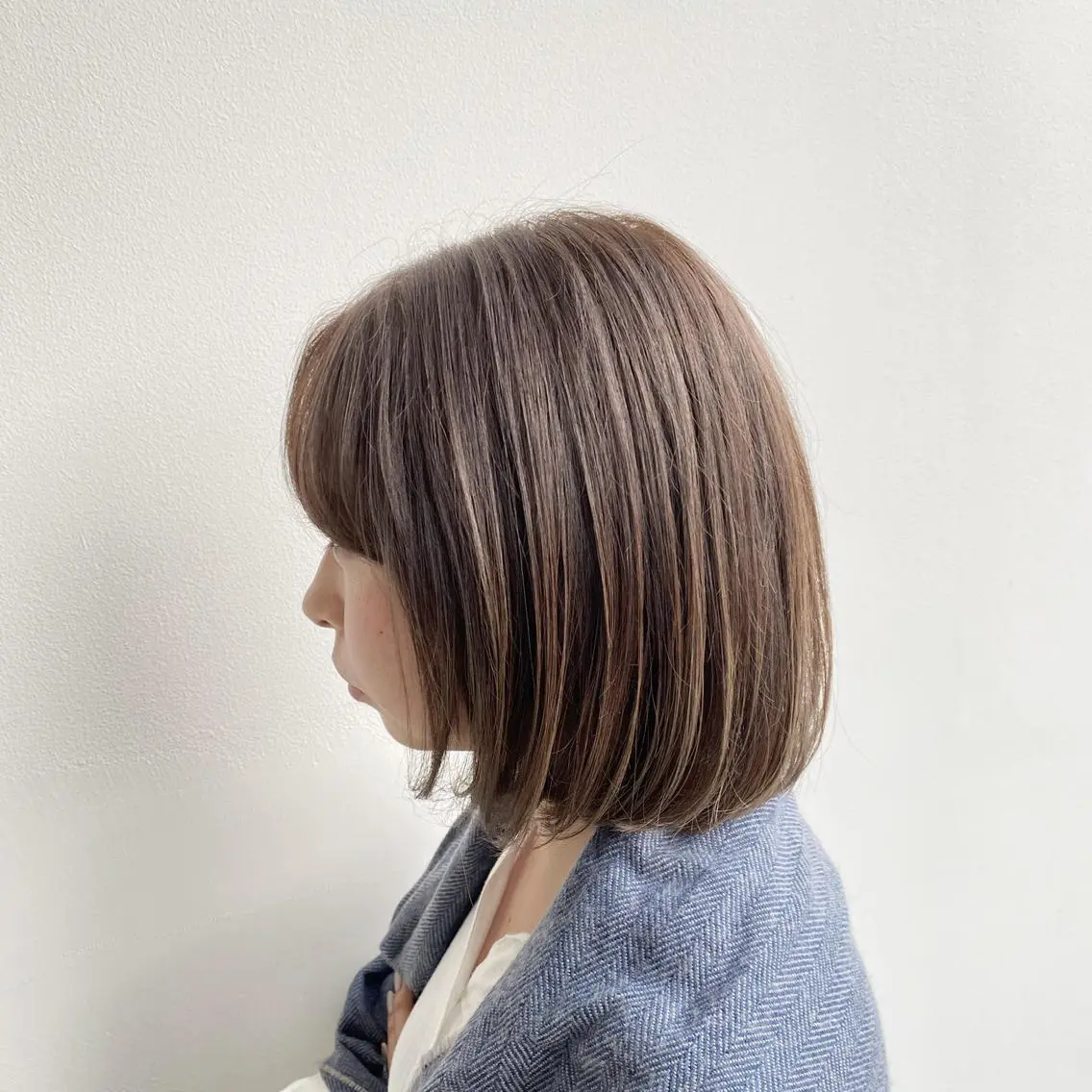 ミディアム カラー 透明感カラー 工藤 惇のヘアスタイル