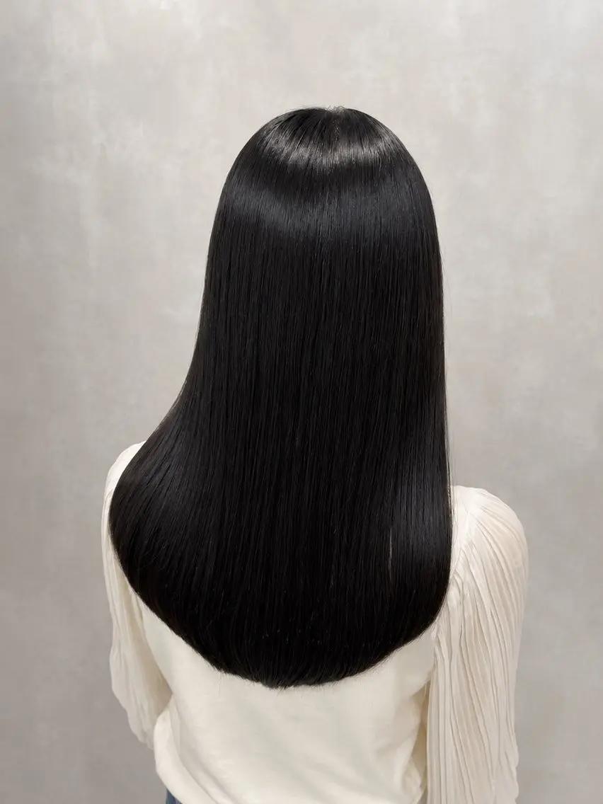 ロング カラー ヘアカラー トリートメント ♡iku♡カラー 髪質改善 アレンジのヘアスタイル