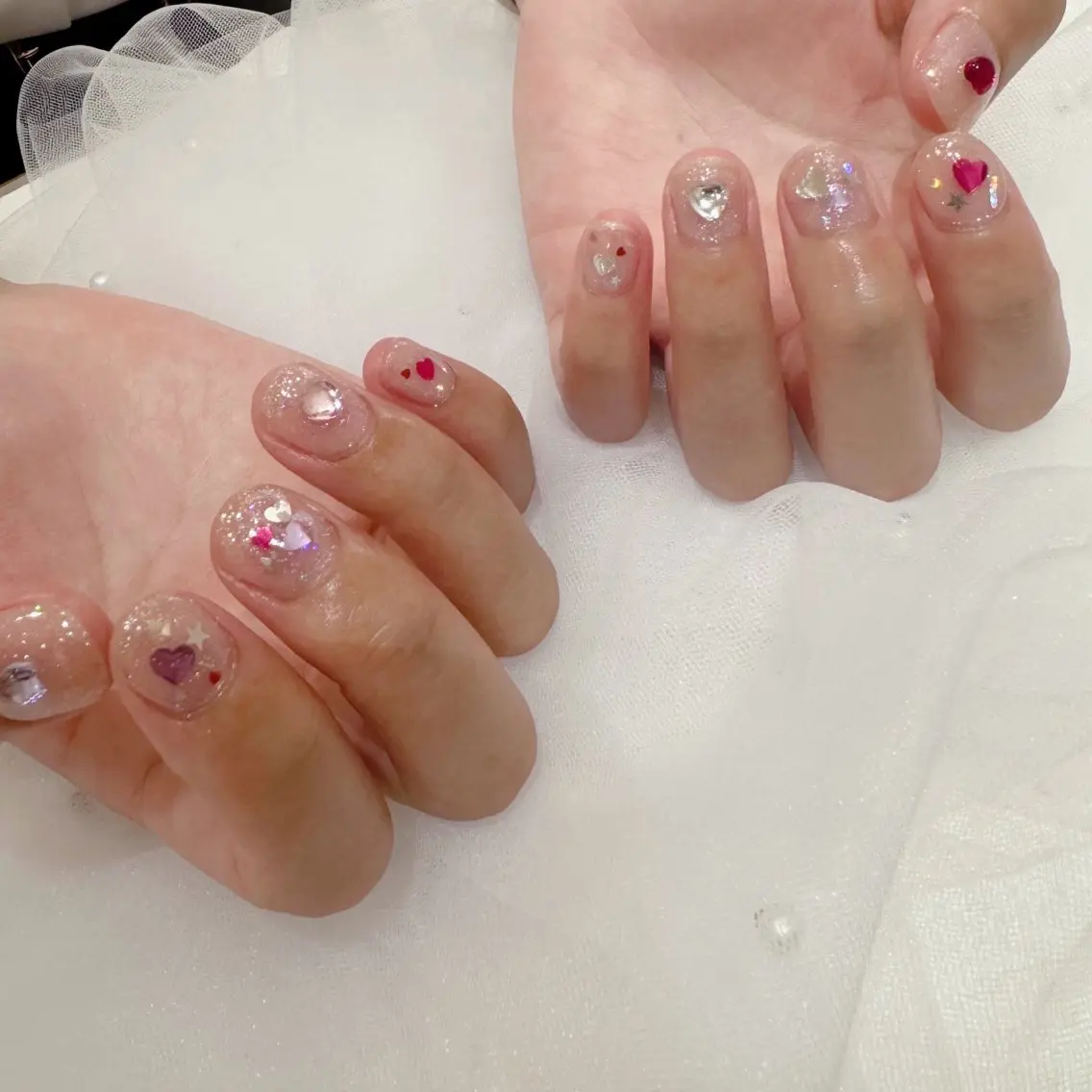 ネイル 持ち込み mayu🎀zina 船橋南口/パラジェルのネイルデザイン