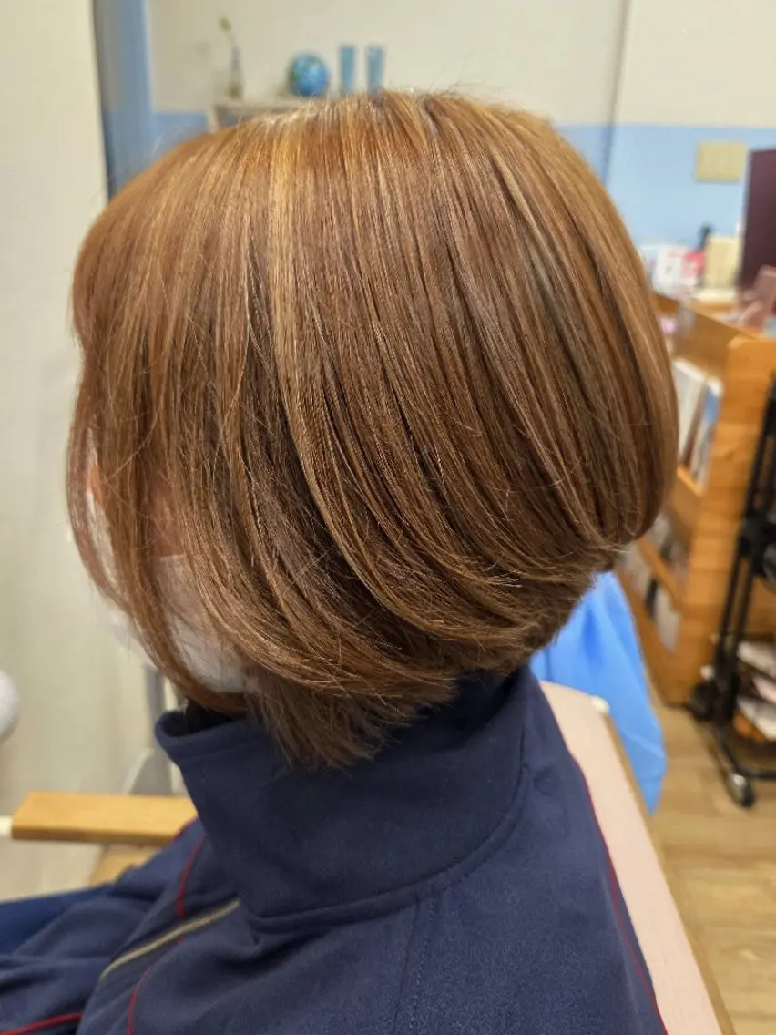 ショート カラー ヘアカラー のむら りさのヘアスタイル