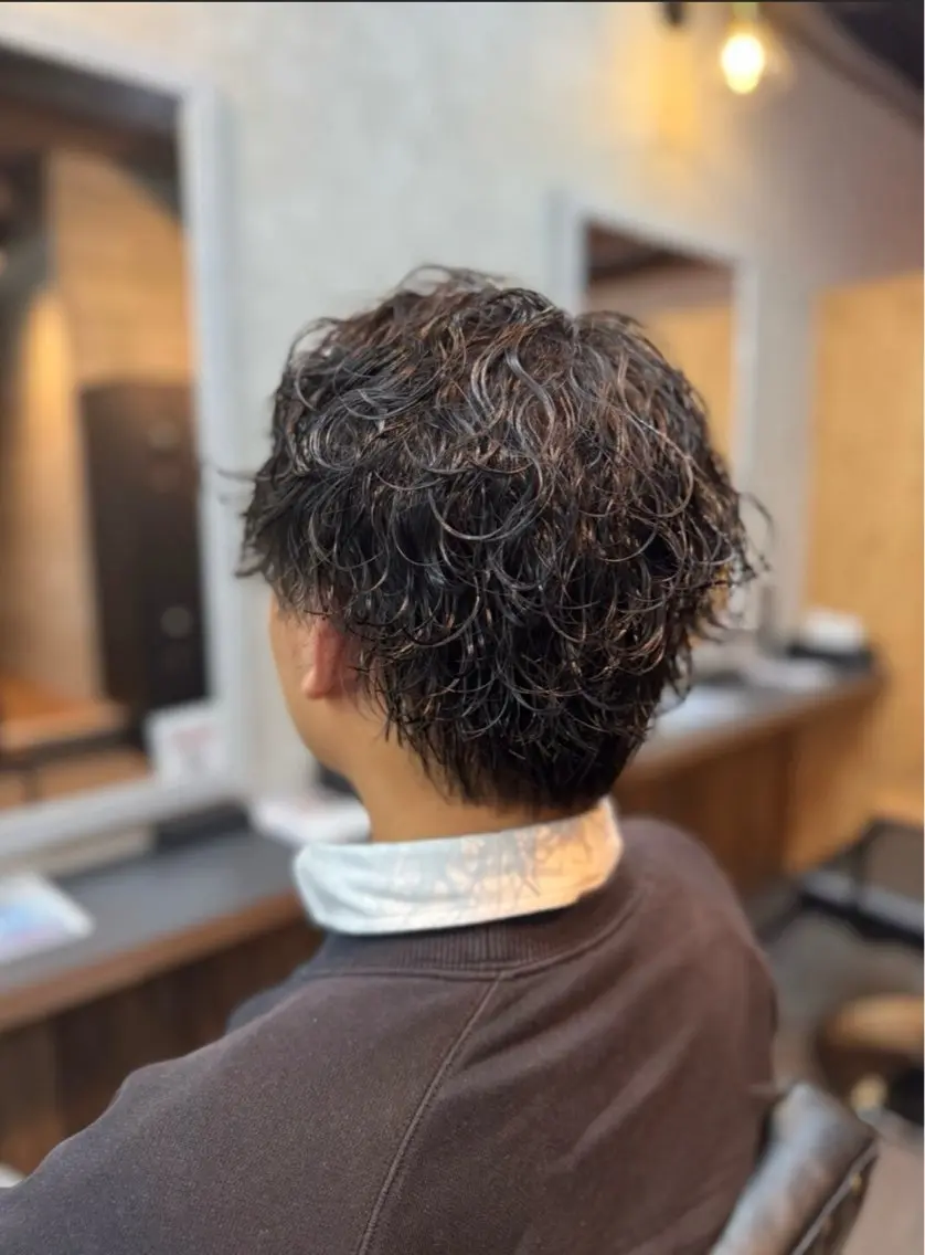 メンズ 森 いずなのヘアスタイル