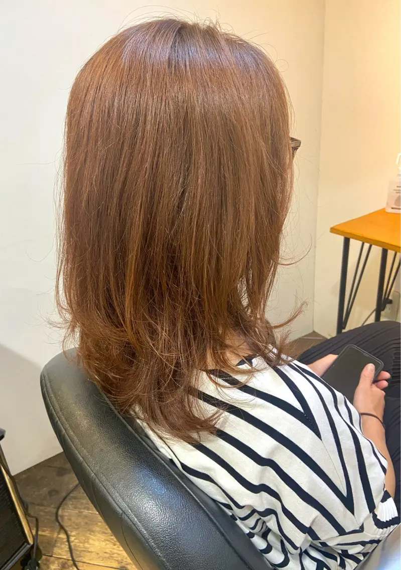 カラー ベージュカラー ピンクカラー ピンクベージュ niro 🌱Kurelのヘアスタイル