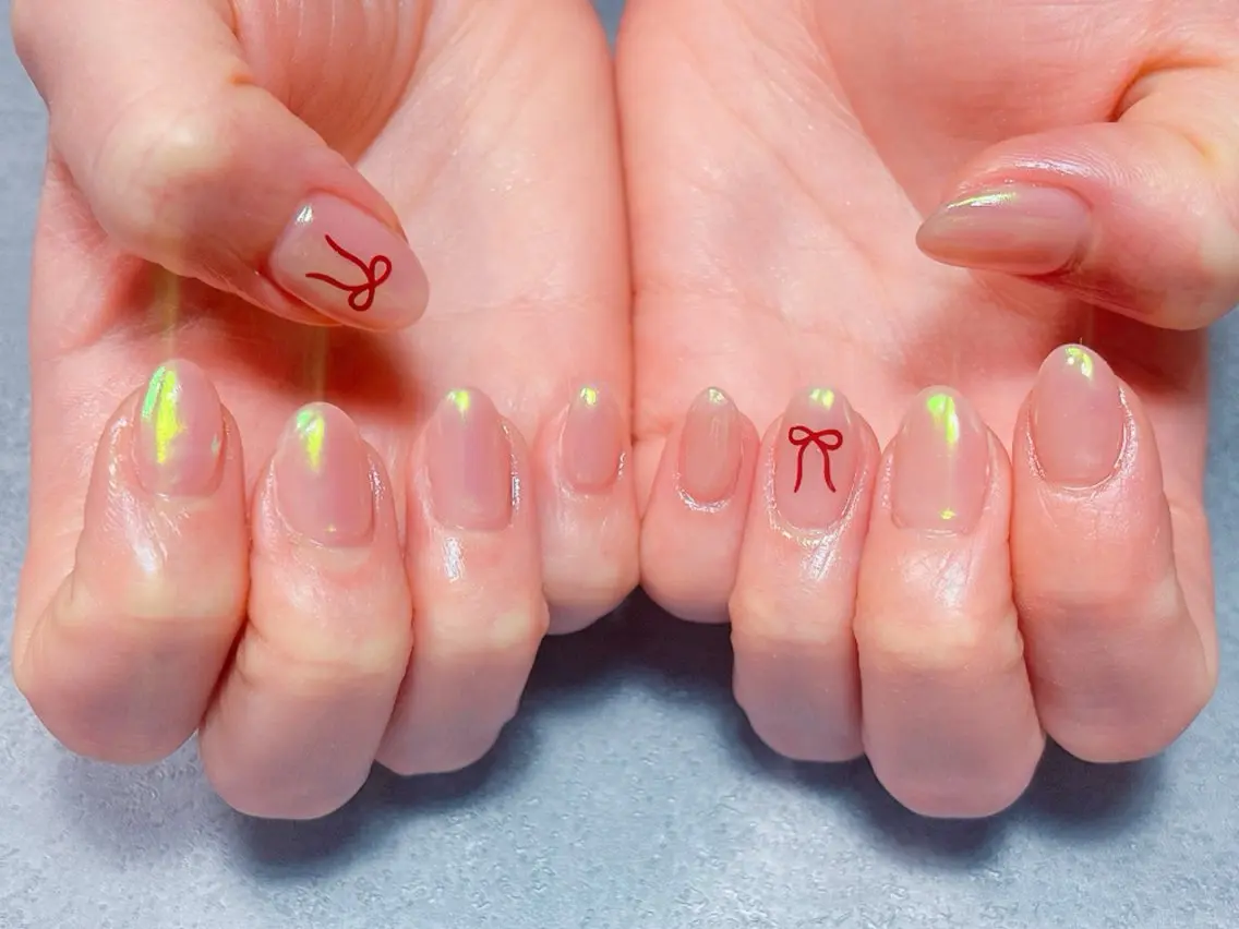 ネイル オーロラネイル ジェルネイル マグネットネイル ミラーネイル ニュアンスネイル ハンドネイル ハンドケア 💫ゆか_ Nailartistのネイルデザイン