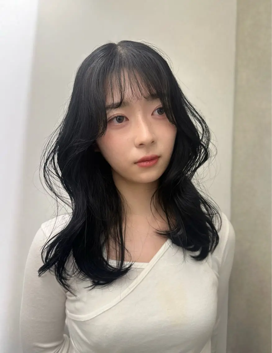 ロング 韓国ヘアメンズ・レデ ィース特化ミクのヘアスタイル