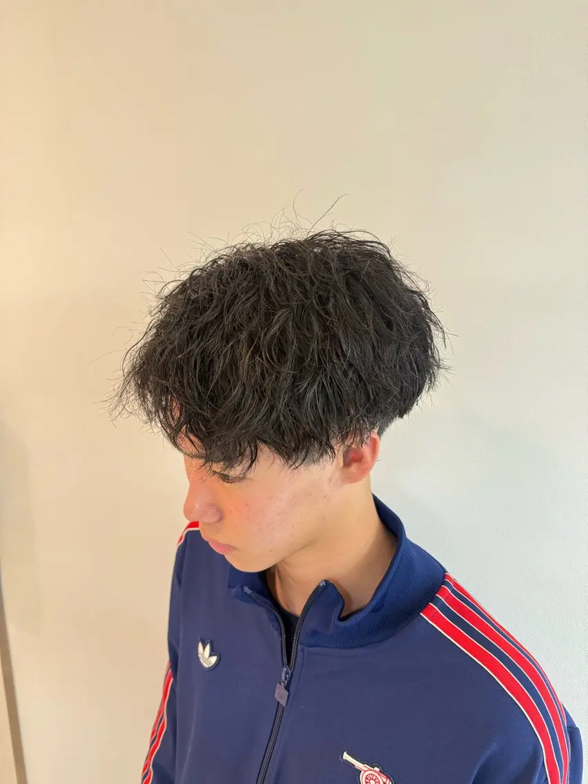 {新規U24限定🕊️}【メンズ】カット+パーマ/波巻き/ツイスパ/次回40%OFFクーポン付きの写真