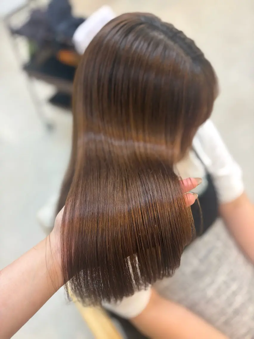 ロング 縮毛矯正 🎀カラー 髪質改善 ✧めい🎀のヘアスタイル