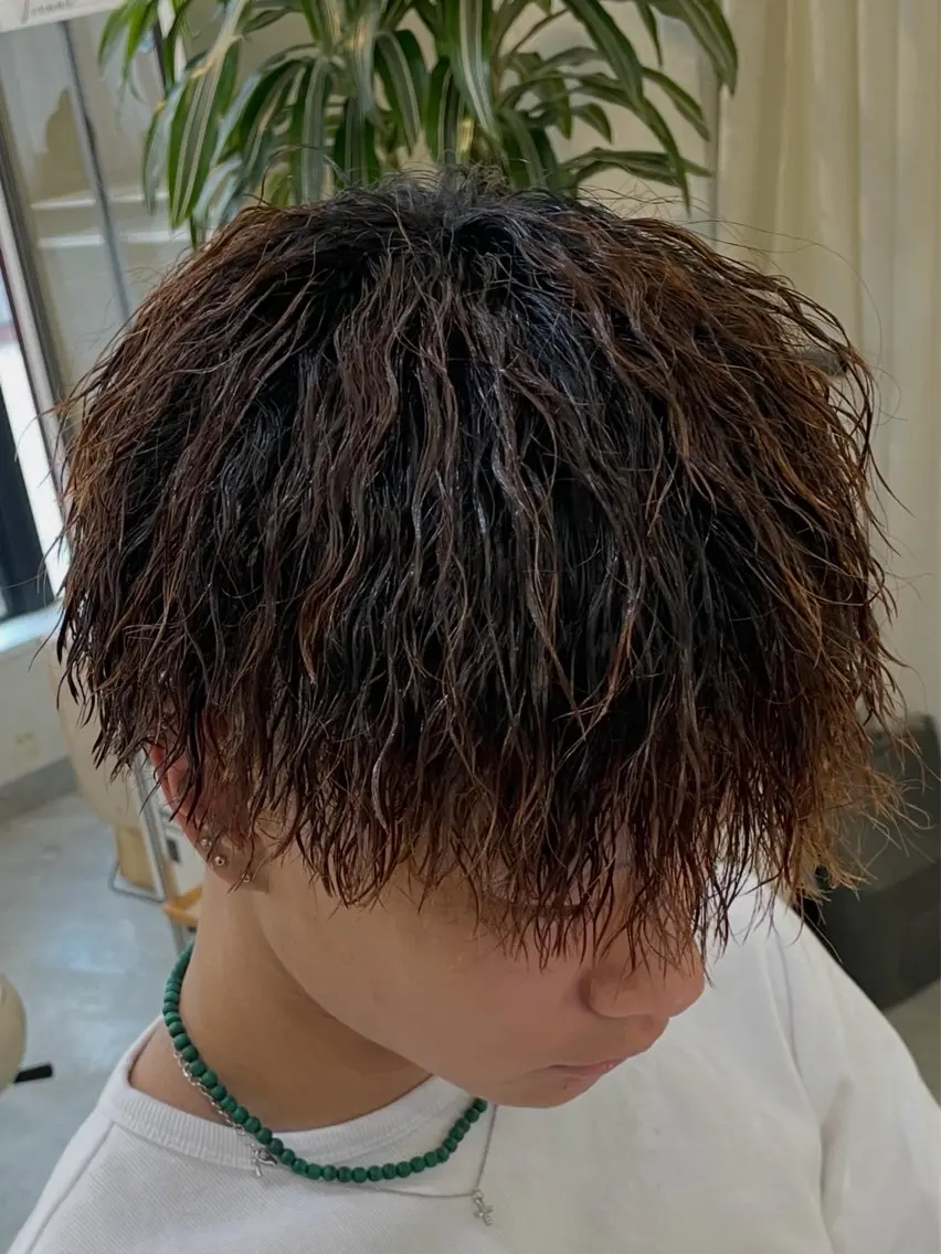 パーマ メンズ ハヤシ ホマトラのヘアスタイル