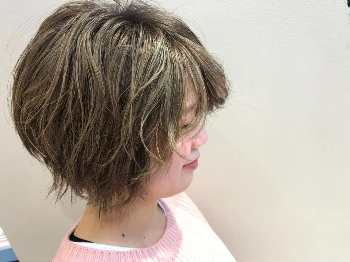 ショート カラー ヘアアレンジ 山本 千尋のヘアスタイル