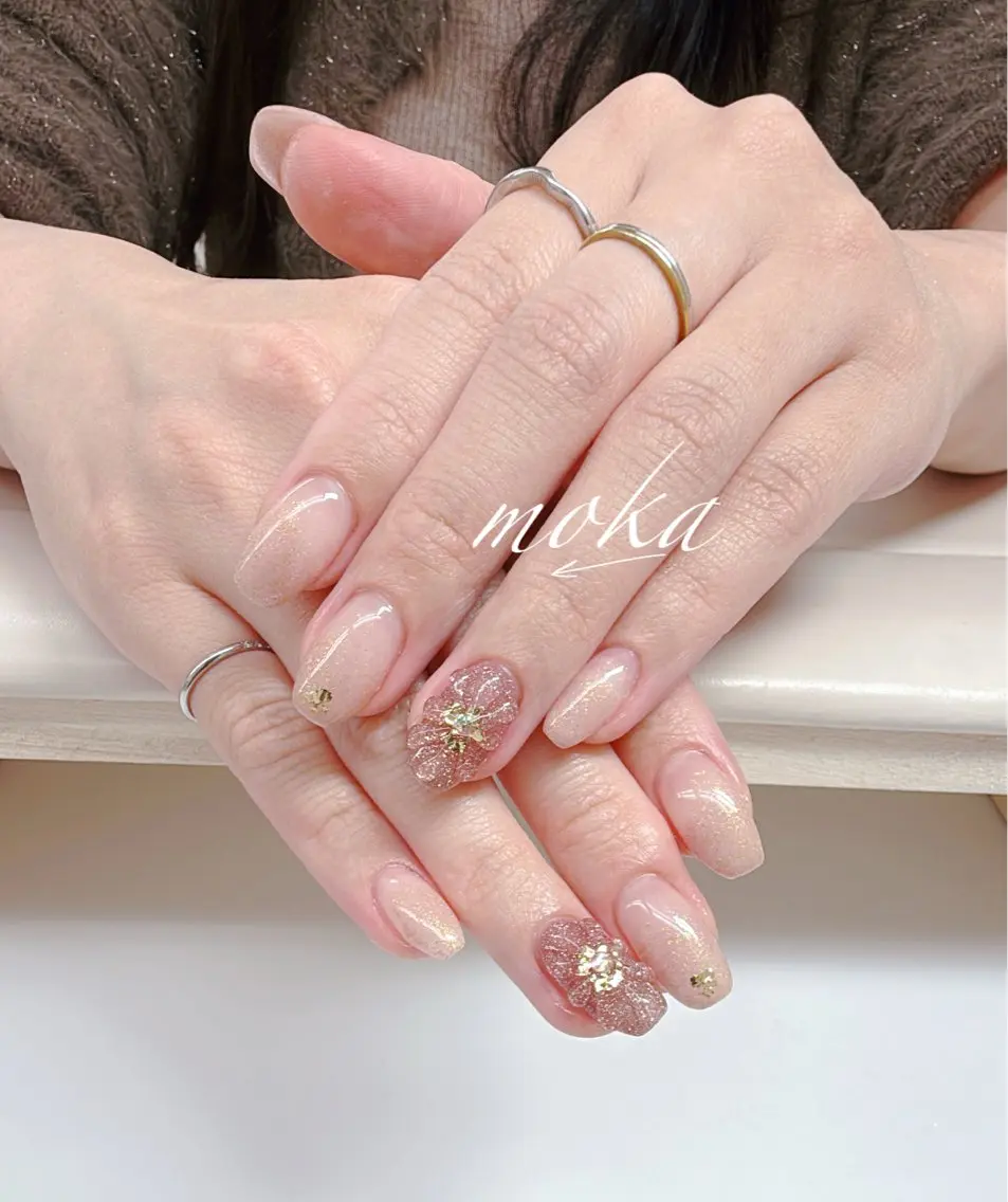 ネイル ハンドネイル ハンドケア 胡蝶蘭レディースサロ ンNailMOKAのネイルデザイン