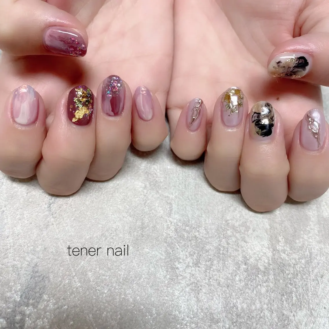 ネイル ニュアンスネイル テネルネイル tener nailのネイルデザイン