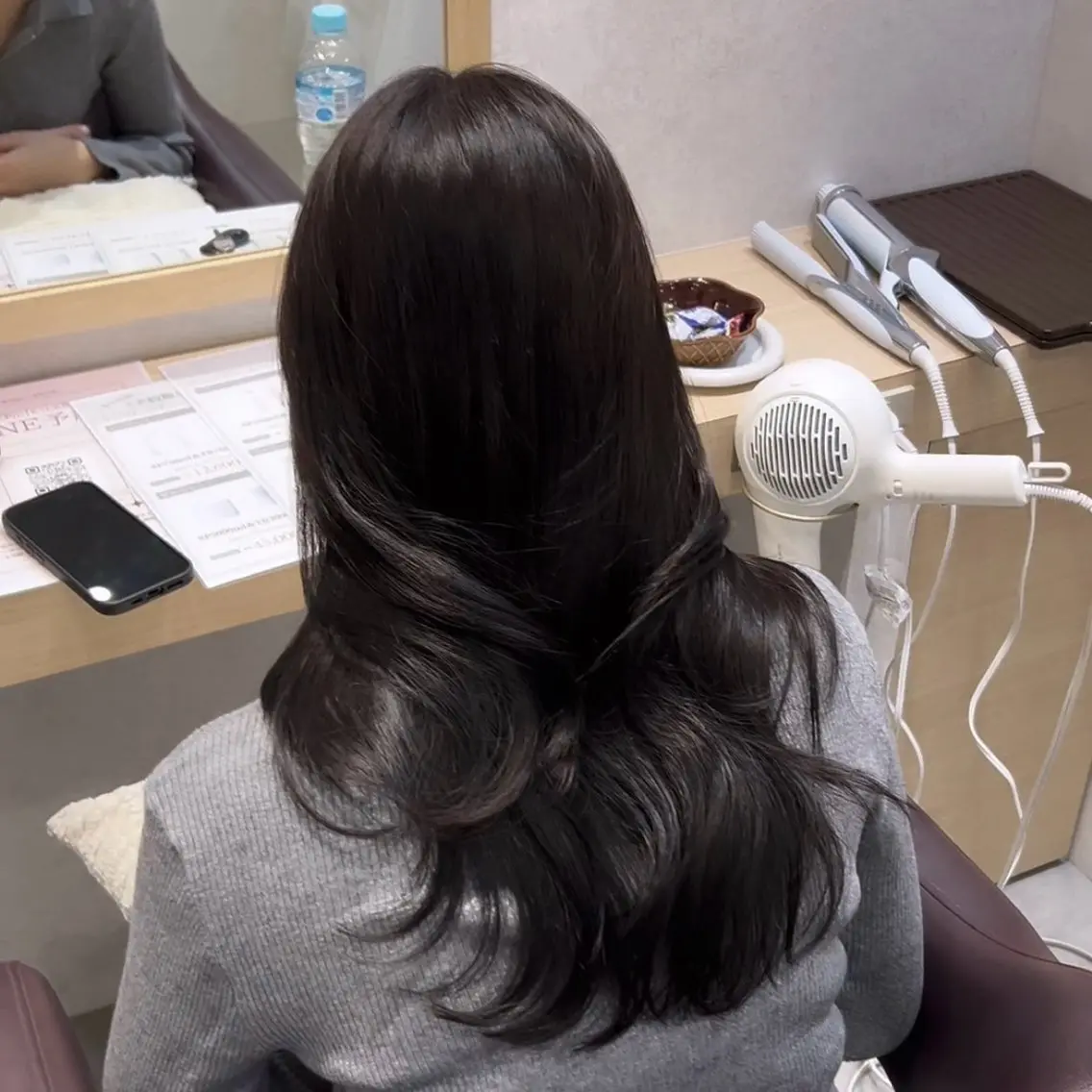 ロング カラー カット ヘアカラー トリートメント Marin🐩 /髪質改善 カラーのヘアスタイル