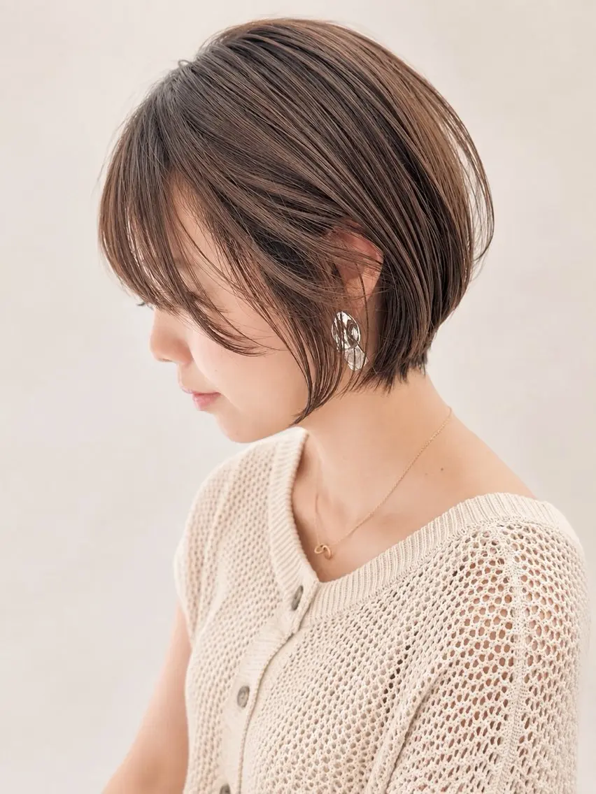 ショート デザインカラー/ウル フカット/藤下慧大のヘアスタイル