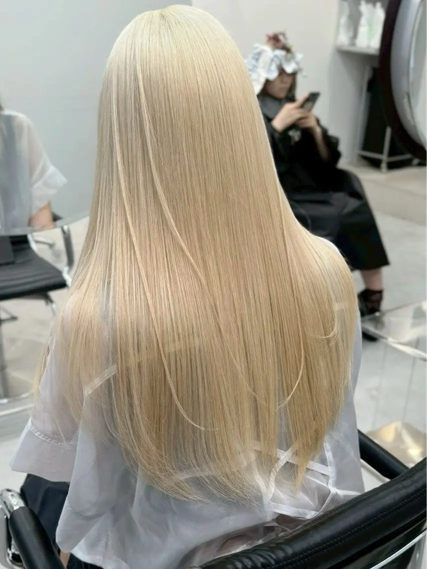 ミディアム ヘアカラー 大野 翔輝のヘアスタイル