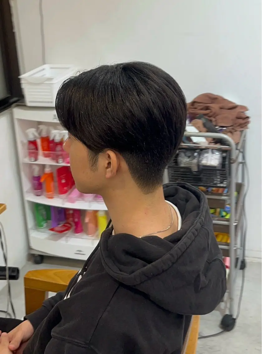 メンズ カット 縮毛矯正 mit bytree MISAKI🎀のヘアスタイル