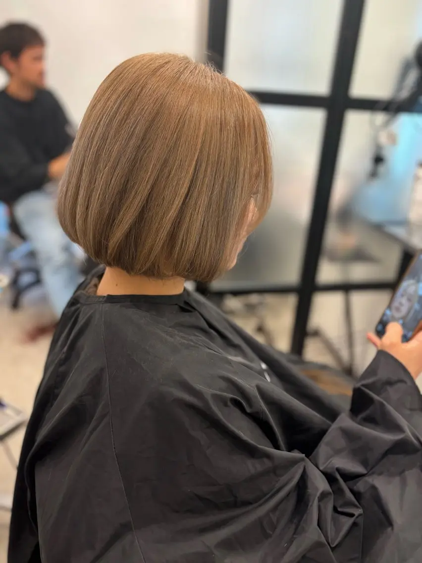 ショート ボブ カット ヘアカラー 🩵YUKO🩵 from...✂️のヘアスタイル