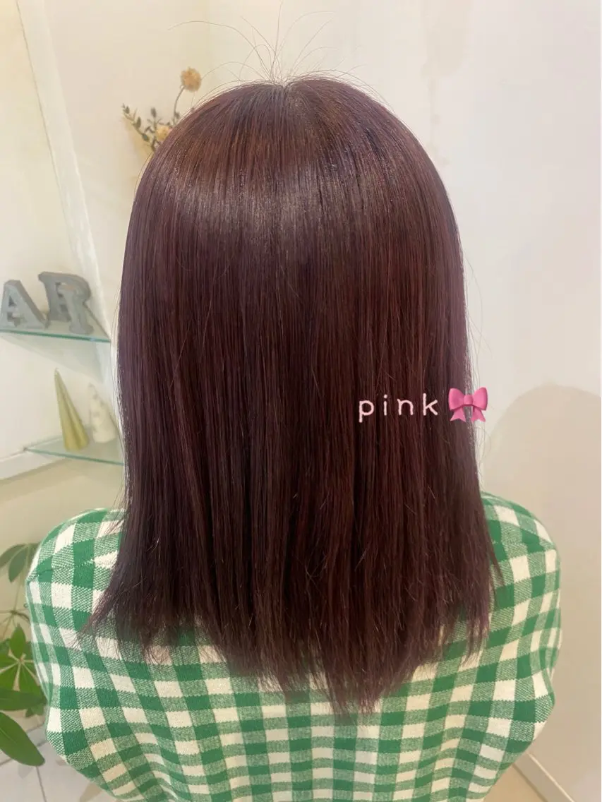 カラー 透明感カラー🧁🩰 🫧仲松良菜🎀のヘアスタイル