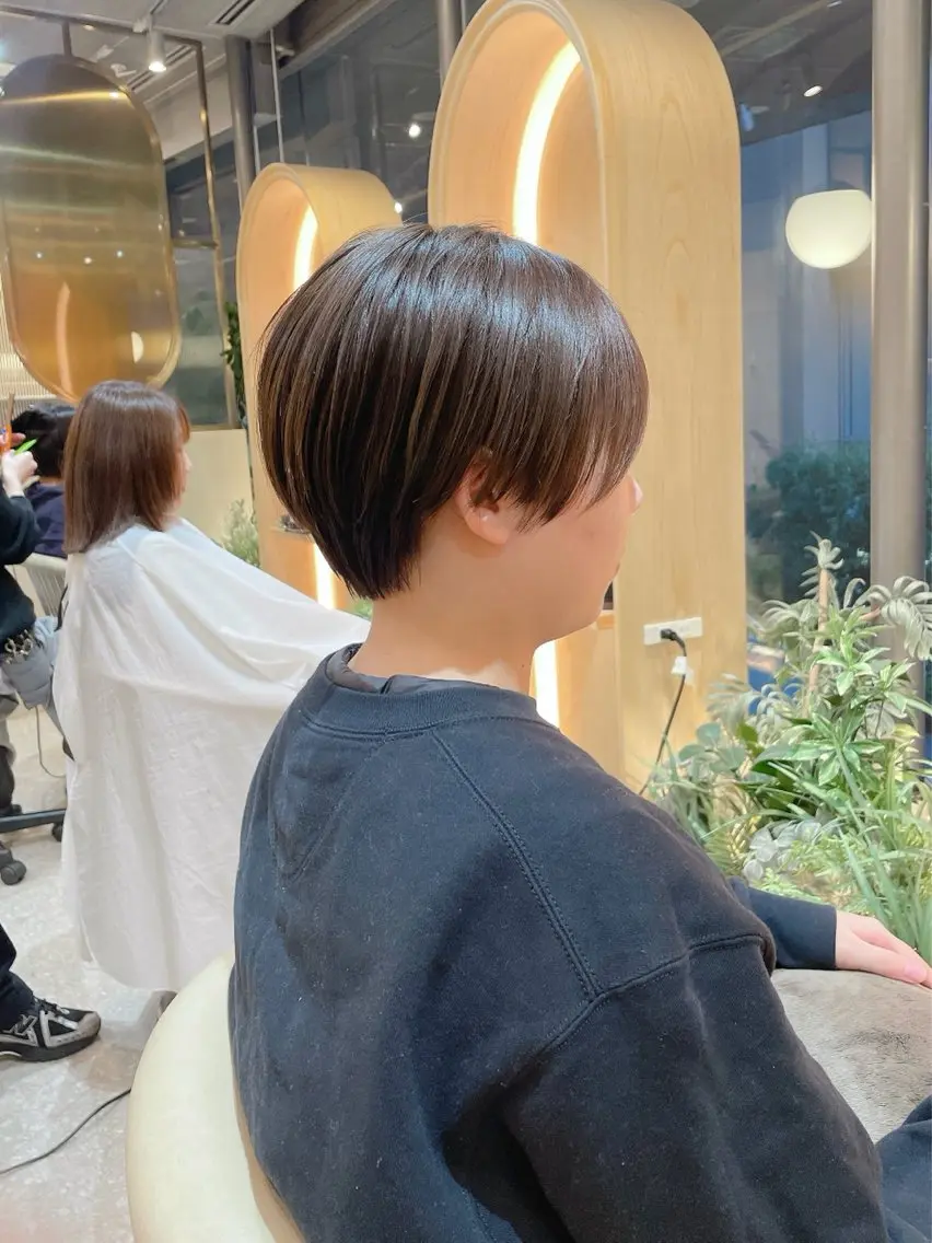 ショート カット ヘアカラー トリートメント 肩上の長さお任せ☆ マンツーマン*小泉*のヘアスタイル