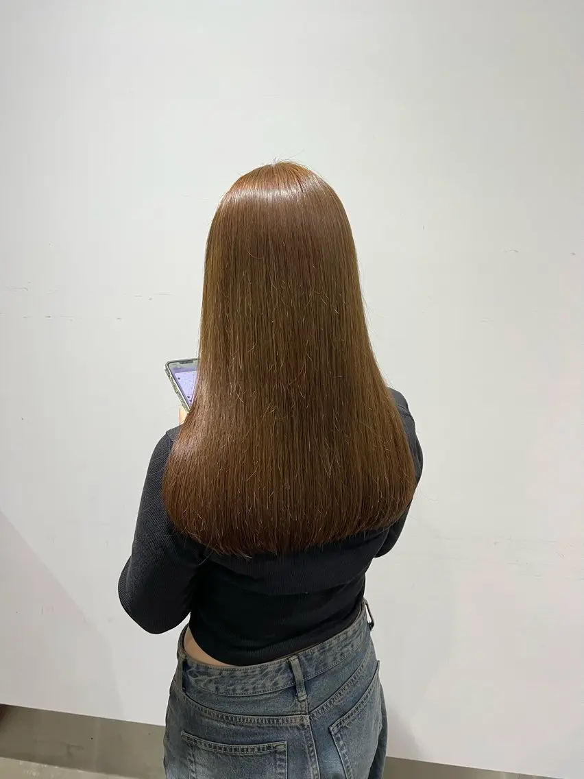 ロング カラー ヘアカラー トリートメント Helena みなつのヘアスタイル
