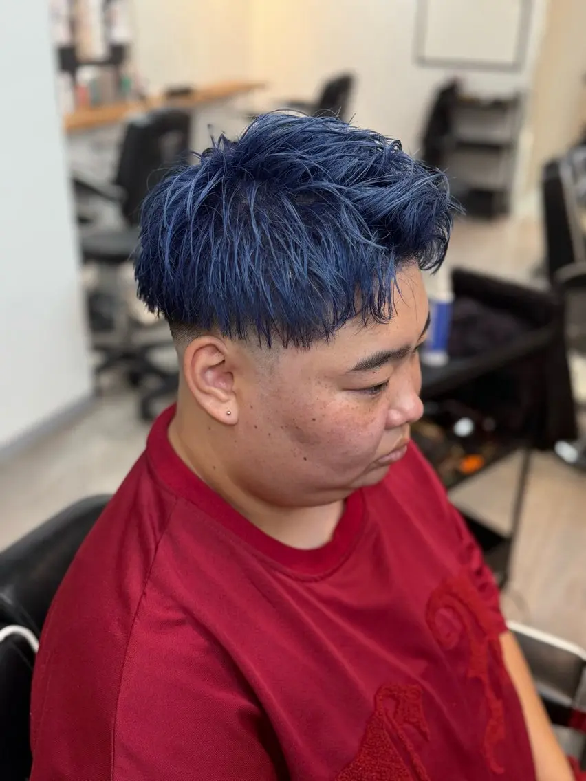 ショート カラー メンズ カット ヘアカラー 直毛改善特化美容師/ 大森雄貴のヘアスタイル