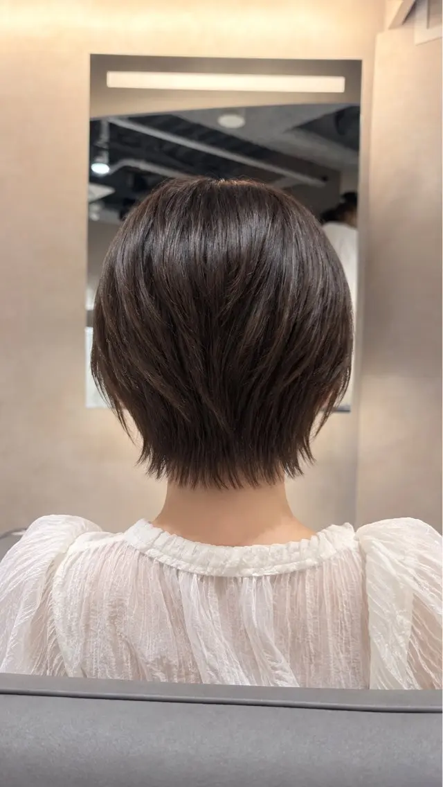 ショート 渋谷🦝ボブ/ 艶髪カラー/夏鈴🦝のヘアスタイル