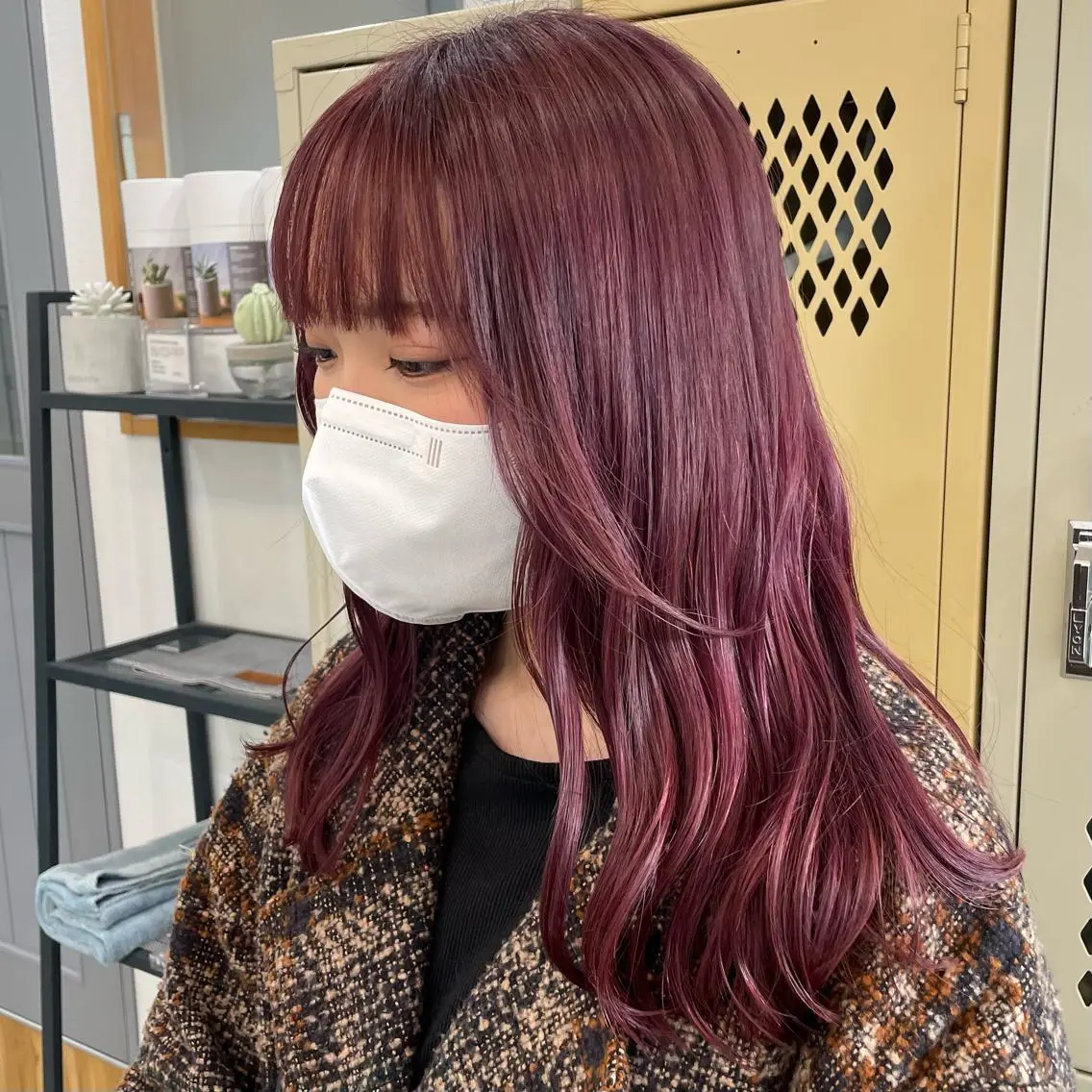 セミロング ヘアカラー トリートメント SUNC/🤎 オオクマ　カナエ🤎のヘアスタイル