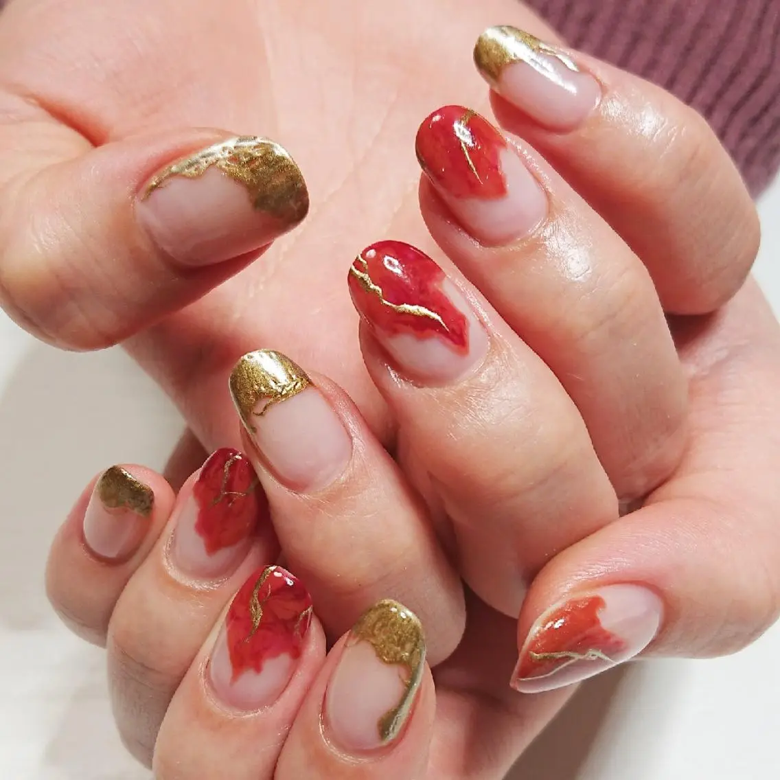 ネイル 成人式 ハンドネイル Lilith Nailのネイルデザイン