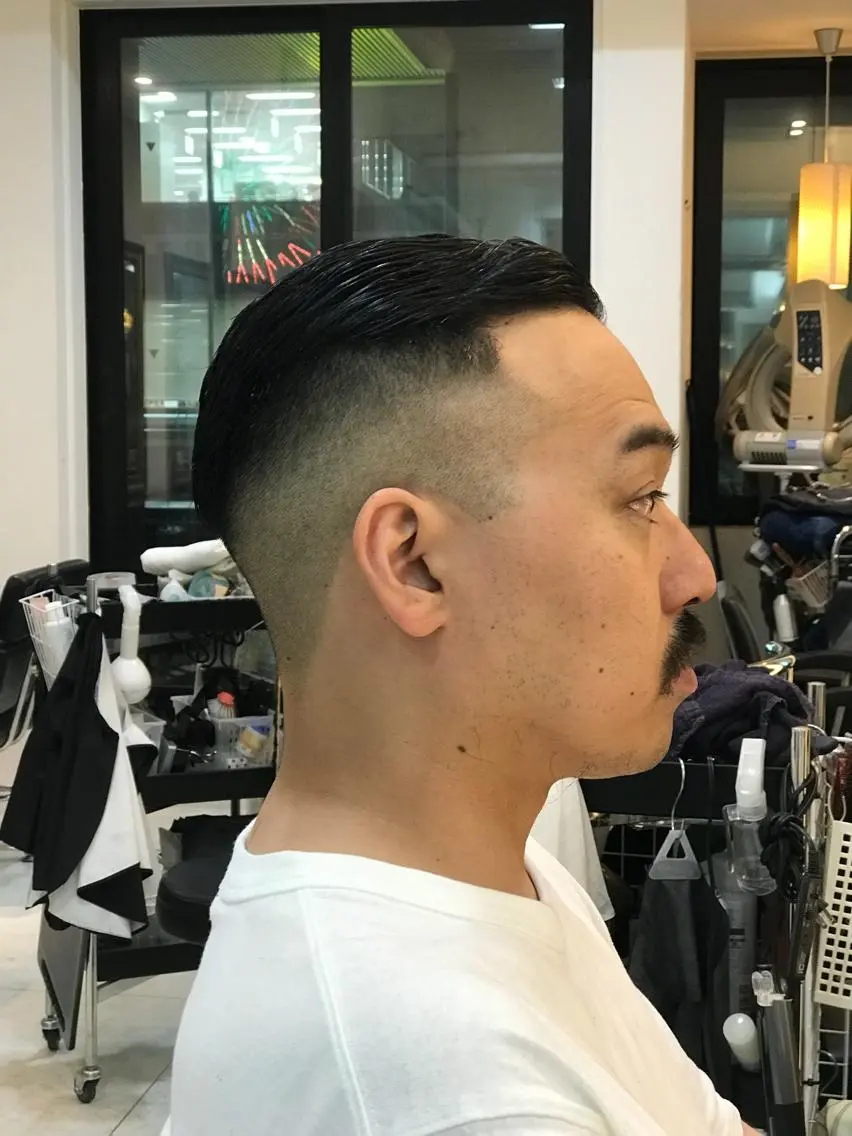 フェードカット、メンズカットの写真