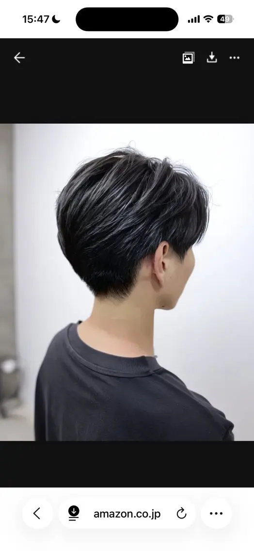 メンズ カット KASUMI/noi 金山/透明感カラーのヘアスタイル