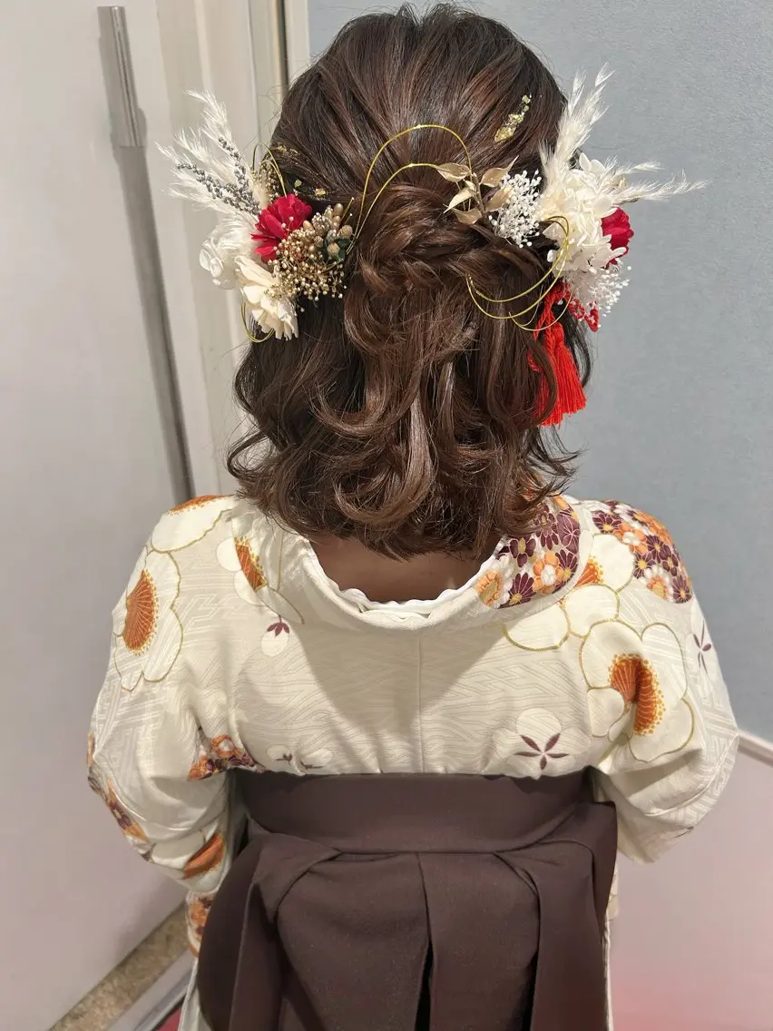ミディアム ヘアアレンジ 大阪/ヘアアレンジ /似合わせset💐のヘアスタイル
