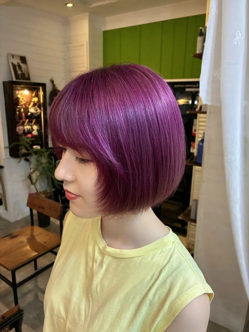 ショート カット ヘアカラー atelier es LINのヘアスタイル