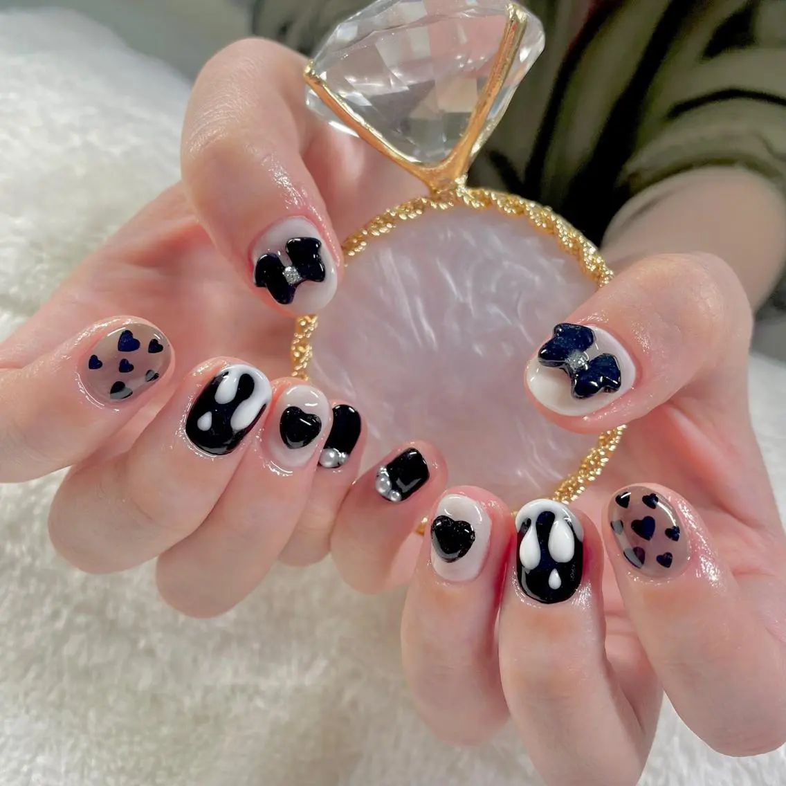 ネイル ジェルネイル リボン J terrace Nailのネイルデザイン