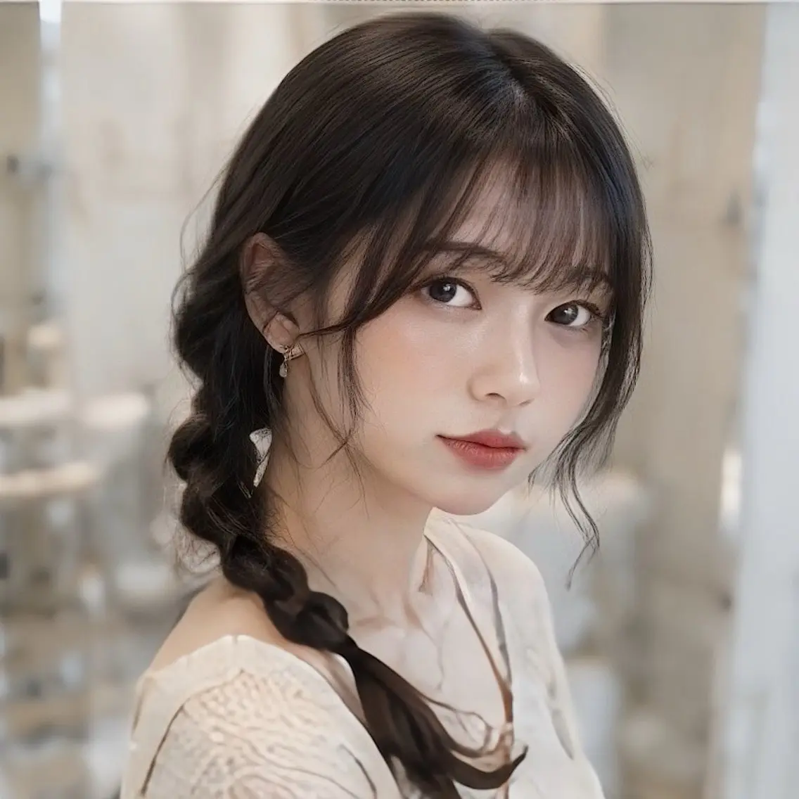 ロング 縮毛矯正/レイヤー/ 前髪カット/おばかんのヘアスタイル