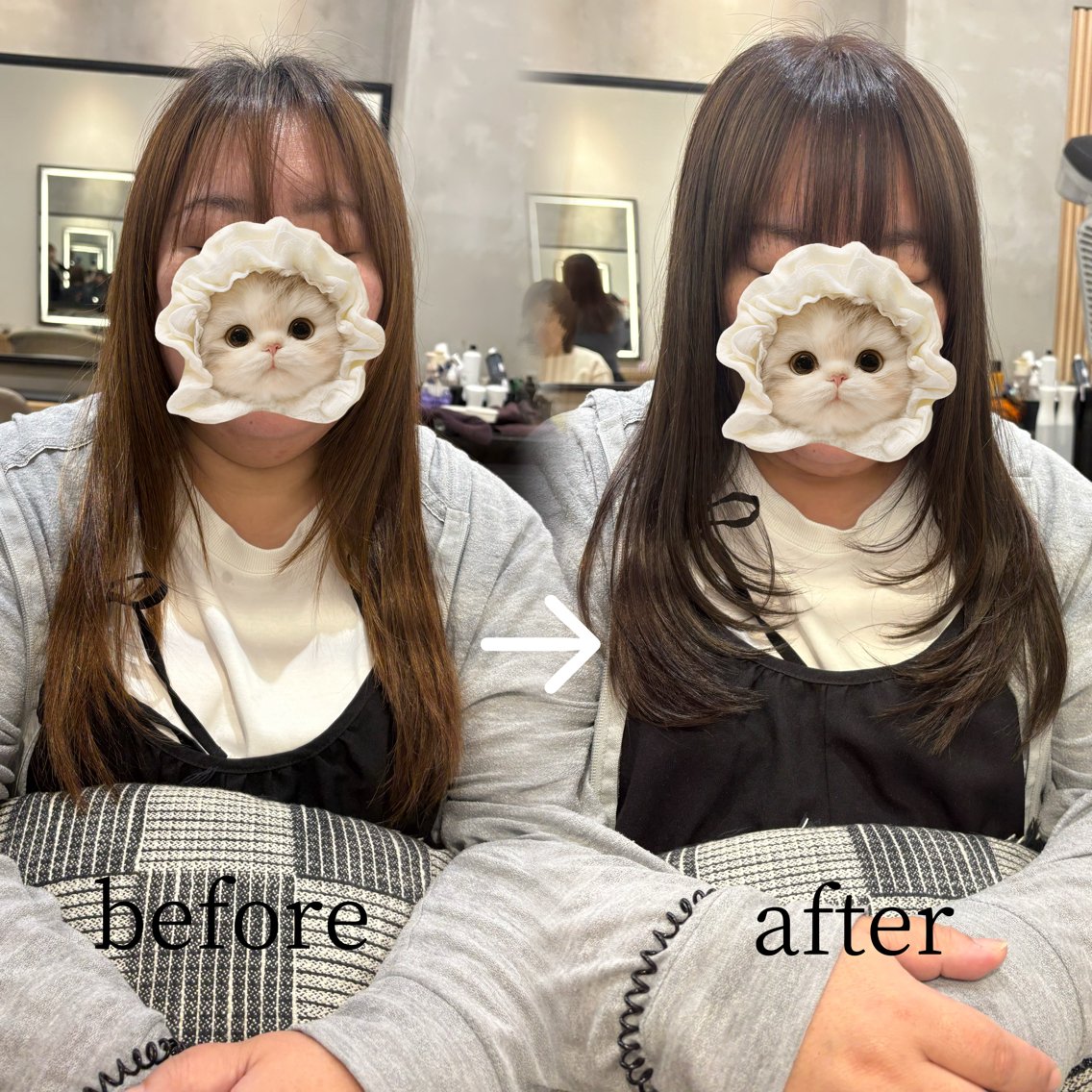 ロング カラー レイヤー🍀ボブ 浦和🍓YUIのヘアスタイル