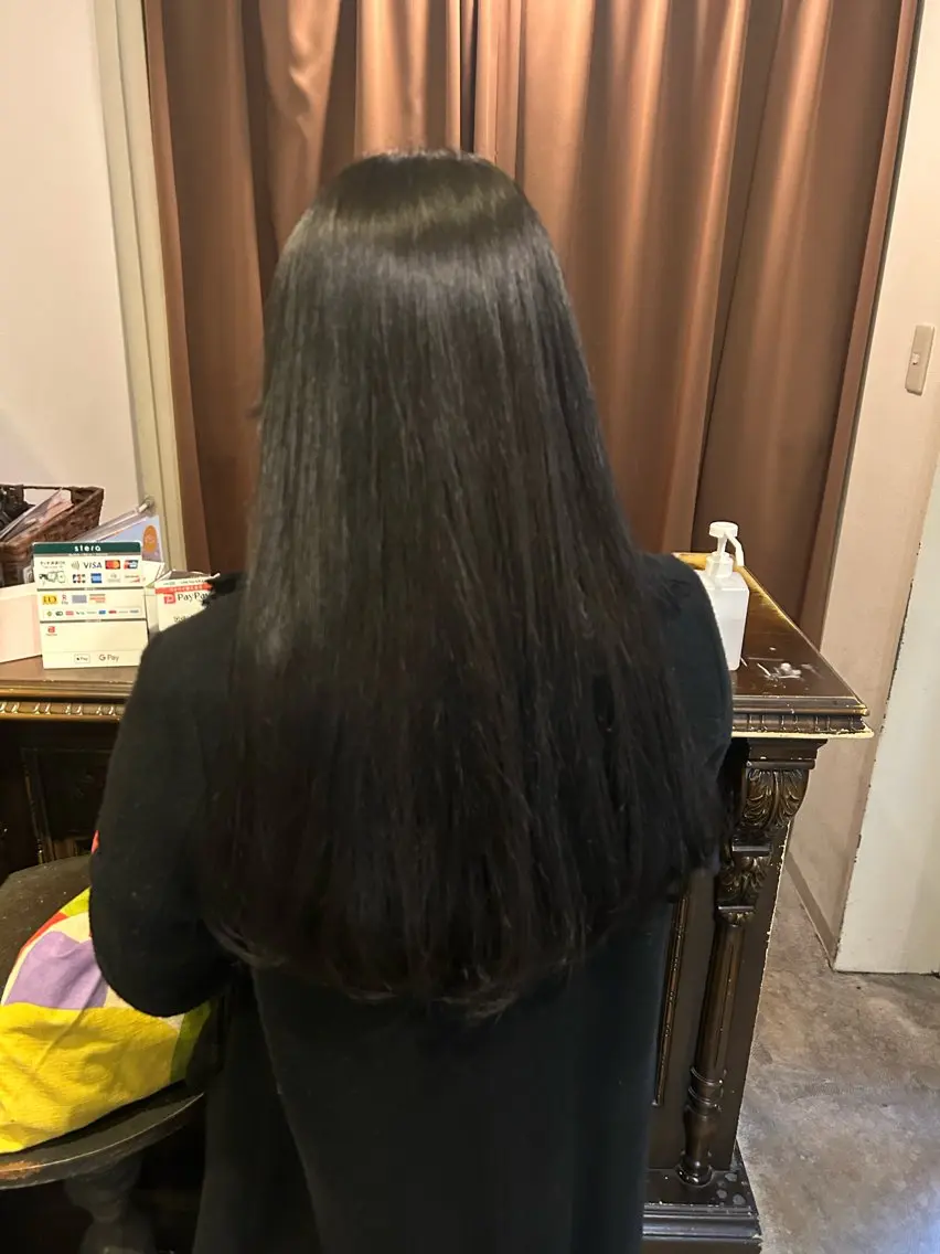ロング カラー カット ヘアカラー トリートメント 小澤 一稀のヘアスタイル