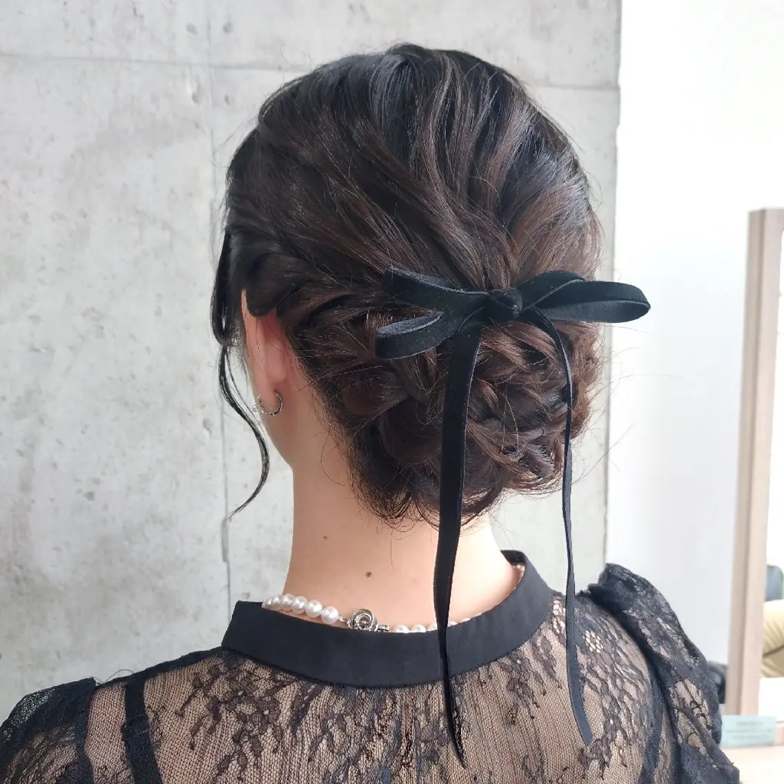 ミディアム ヘアアレンジ ヘアセット ヘアアレンジ/柔らか 艶カラー/AKARIのヘアスタイル