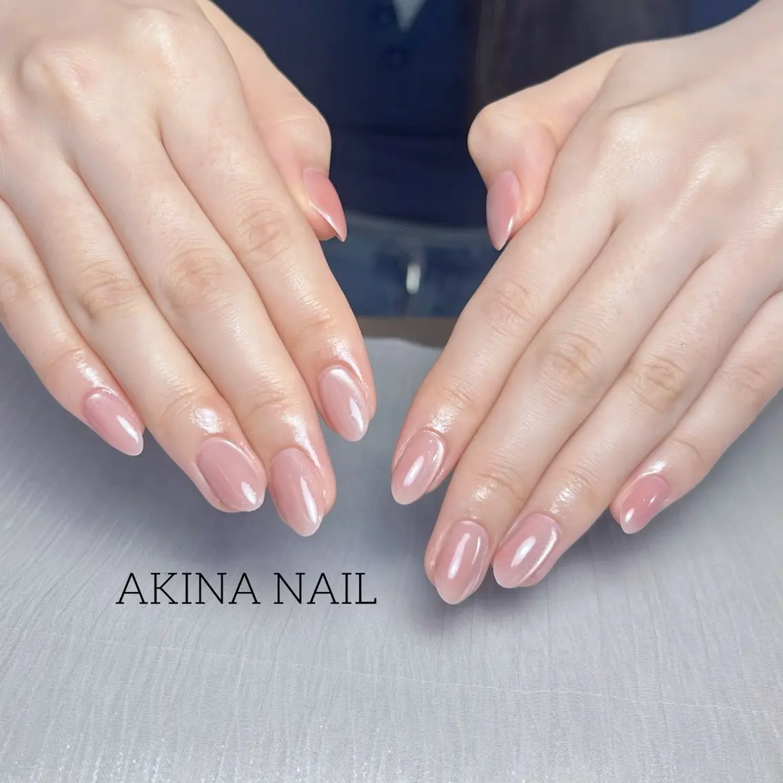 セミロング ハンドネイル Akina Nail 亀戸のネイルデザイン