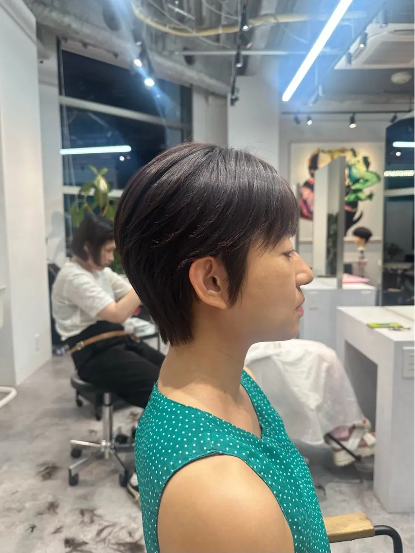 ショート ショートヘア カット ショートカット🧸 ごとうさなのヘアスタイル