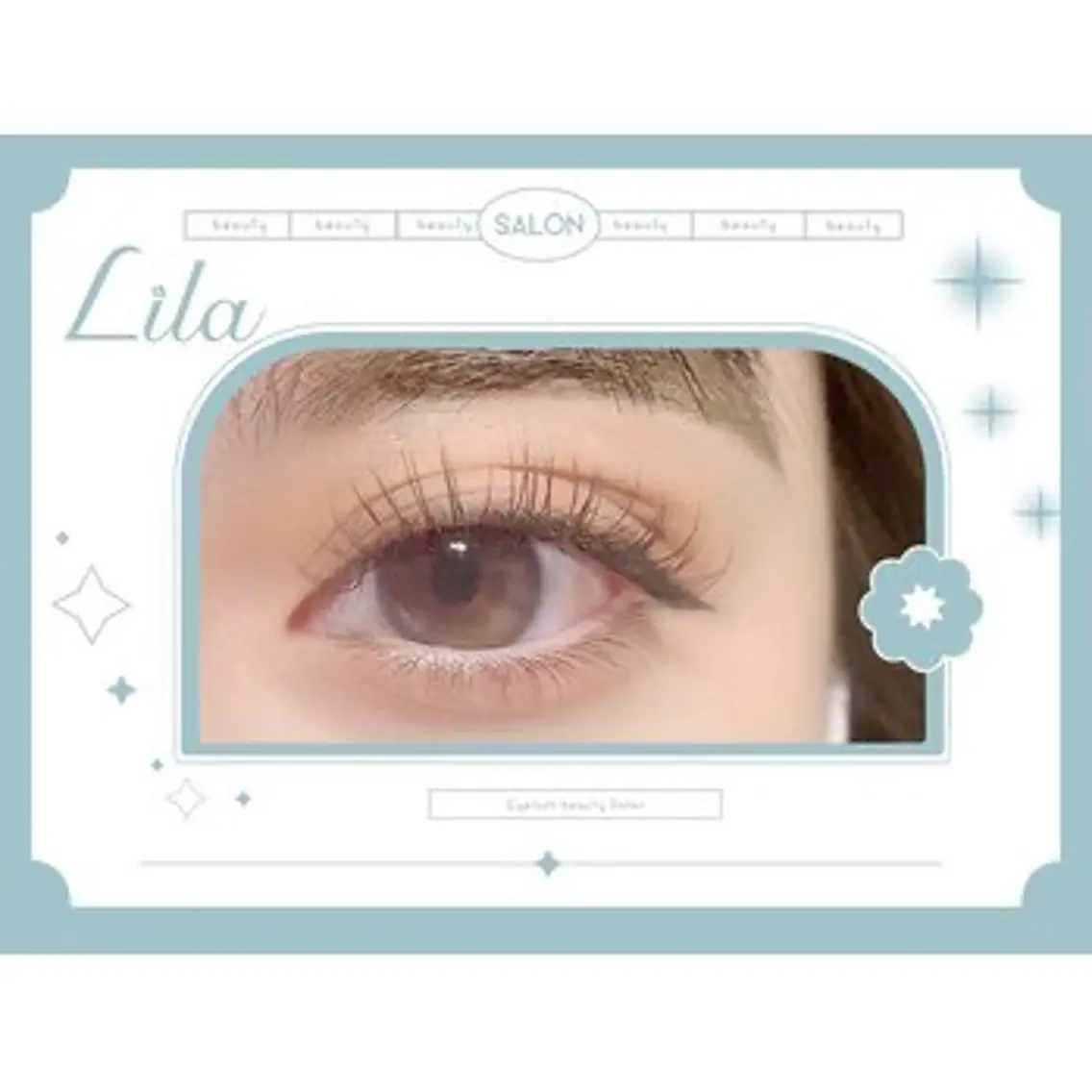 マツエク・マツパ フラットラッシュ Lila♡ 大和西大寺店のマツエク・マツパデザイン