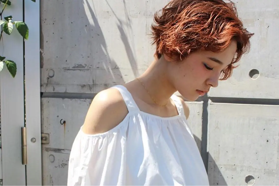 ショート カラー パーマ O/ODER (official)のヘアスタイル