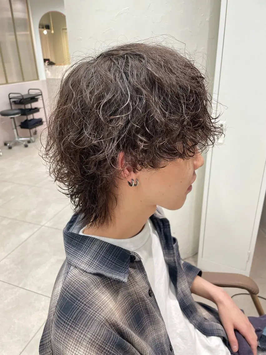 🌀2月限定🌀メンズカット+パーマ+3stepTR+marbb洗浄(ミニアロマスパ付)🧖🏻🫧の写真