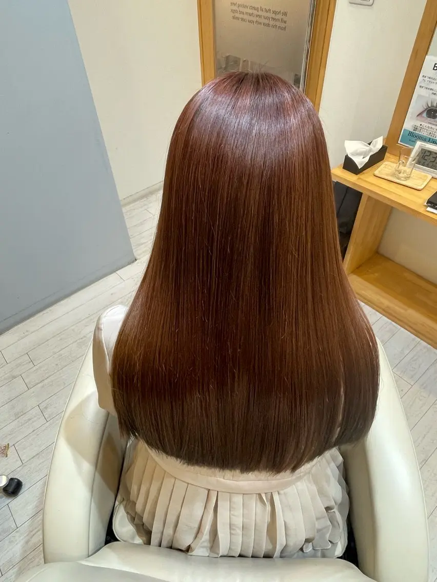 ロング カット ヘアカラー トリートメント 高尾 成紀のヘアスタイル