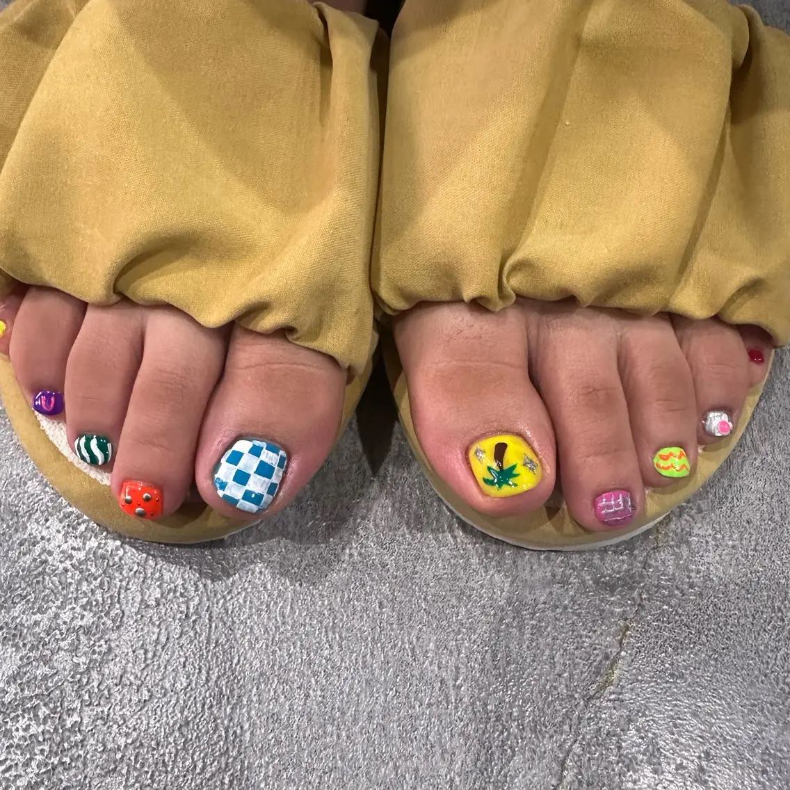 フット フリーアートネイル(お持ち込み画像可)の写真
