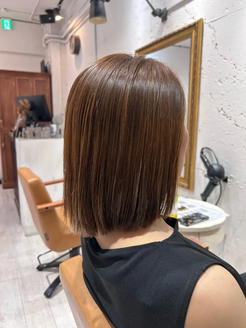 ミディアム ボブ re view 日和のヘアスタイル